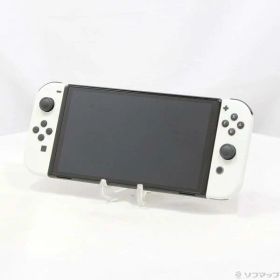 【中古】Nintendo(任天堂) Nintendo Switch 有機ELモデル Joy-Con(L)／(R) ホワイト 【348-ud】