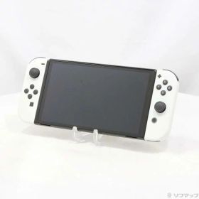 【中古】Nintendo(任天堂) Nintendo Switch 有機ELモデル Joy-Con(L)／(R) ホワイト 【348-ud】
