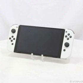 【中古】Nintendo(任天堂) Nintendo Switch 有機ELモデル Joy-Con(L)／(R) ホワイト 【348-ud】