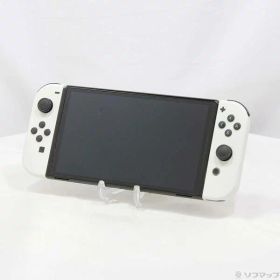 【中古】Nintendo(任天堂) Nintendo Switch 有機ELモデル Joy-Con(L)／(R) ホワイト 【348-ud】