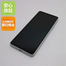 【中古】安心保証 美品 SIMフリー Xperia 10 III Lite ホワイト スマホ 白ロム 本体 即日発送 土日祝発送OK あす楽