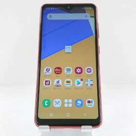 Galaxy A21 SC-42A ドコモ レッド 送料無料 本体 c14922