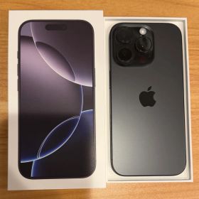 Apple iPhone 16 Pro スペースブラック 本体
