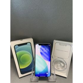 アップル(Apple)の美品 国内版 SIMフリー iPhone12 mini 128GB グリーン色(スマートフォン本体)