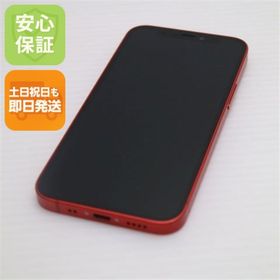 アイフォーン(iPhone)の新品同様 SIMフリー iPhone12 mini 256GB レッド M444(スマートフォン本体)