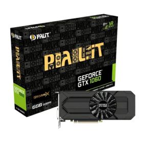 【中古】 Palit NVIDIA GeForce GTX1060 6GB StormX(Dual-Link DVI-D×1 / HDMI2.0b×1 / DisplayPort×3)
