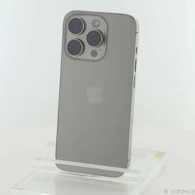 〔中古品〕 iPhone15 Pro 128GB ナチュラルチタニウム MTU93J／A SIMフリー【377】