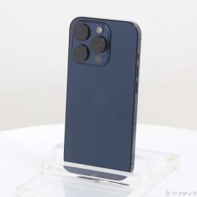 〔中古品〕 iPhone15 Pro 128GB ブルーチタニウム MTUA3J／A SIMフリー【269】