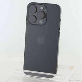 〔中古品〕 iPhone15 Pro 256GB ブラックチタニウム MTUC3J／A SIMフリー【251】