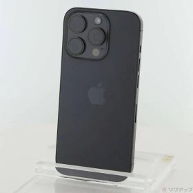 〔中古品〕 iPhone15 Pro 512GB ブラックチタニウム MTUH3J／A SIMフリー【297】
