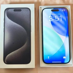 【AppleCare+付】iPhone15Pro 128GBブラックSIMフリー