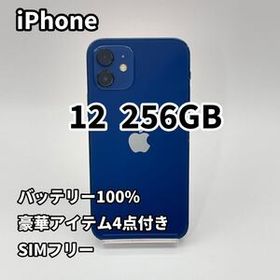 iPhone 12 256GB バッテリー100% SIMフリー ブルー