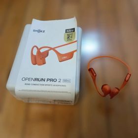 SHOKZ OPENRUN PRO 2 Mini 骨伝導イヤホン オレンジ