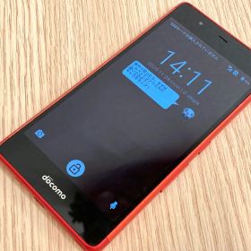 arrows Be F-05J 本体 携帯 スマホ レッド