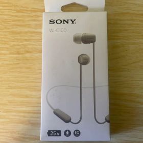 SONY WI-C100 ワイヤレスイヤホン ベージュ