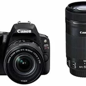 【中古】Canon デジタル一眼レフカメラ EOS Kiss X9 ブラック ダブルズームキット EF-S18-55mm/EF-S55-250mm付属 EOSKISSX9BK-WKIT