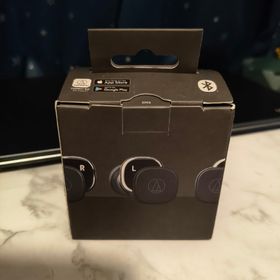 オーディオテクニカ(audio-technica)のaudio-technica ワイヤレスイヤホン ATH-SQ1TW2 BK(ヘッドフォン/イヤフォン)