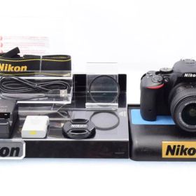 【訳アリ格安！】Nikon D5500 18-55 VRII レンズキット デジタル一眼レフカメラ ブラック D5500LK18-55BK