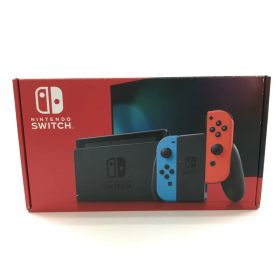 【中古美品】 Nintendo Switch ニンテンドースイッチ 本体 Joy-Con(L) ネオンブルー (R) ネオンレッド 2019モデル 034-250416-mh-09-fuz 万代Net店
