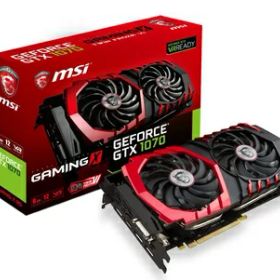 【中古】 MSI GeForce GTX 1070 GAMING X 8G 『Twin Frozr VI/OCモデル』 グラフィックスボード VD6072