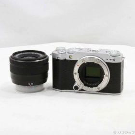【中古】富士フイルム(FUJIFILM) FUJIFILM X-M5 XC15-45mmレンズキット シルバー 【258-ud】