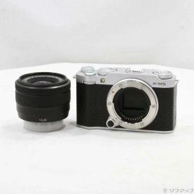 【中古】富士フイルム(FUJIFILM) FUJIFILM X-M5 XC15-45mmレンズキット シルバー 【262-ud】