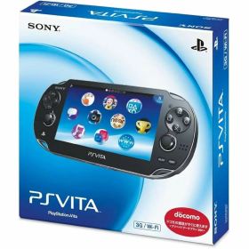 【整備済み品】 PlayStation Vita 3G/Wi-Fiモデル クリスタル・ブラック 限定版 PCH-1100AB01 fj