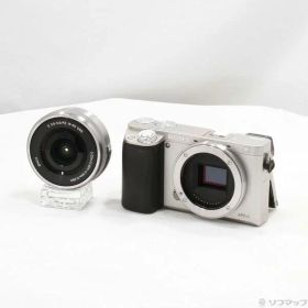 【中古】SONY(ソニー) α6000 パワーズームレンズキット シルバー ILCE-6000L 【251-ud】