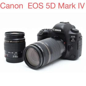 一眼レフカメラCanon EOS 5D Mark IVダブルレンズセット