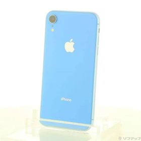 〔中古品〕 iPhoneXR 64GB ブルー MT0E2J／A SIMフリー【348】