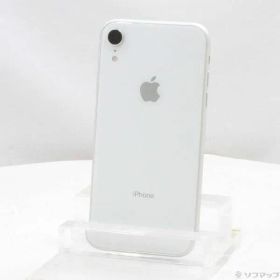 〔中古品〕 iPhoneXR 128GB ホワイト MT0J2J／A SIMフリー【377】