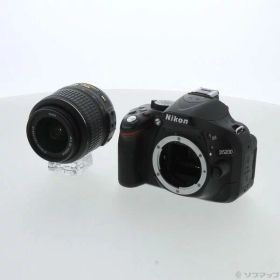 【中古】Nikon(ニコン) NIKON D5200 18-55 VR レンズキット ブラック 【258-ud】