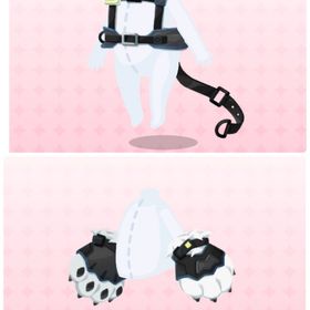 尻尾風ハーネスベルト、ポリスドッググローブ 即購入⭕️ | ポケコロツイン(ポケツイ)のアカウントデータ、RMTの販売・買取一覧