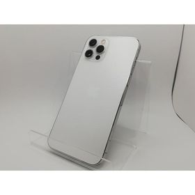 【中古】Apple au 【SIMロック解除済み】 iPhone 12 Pro 128GB シルバー MGM63J/A【川崎駅前】保証期間１ヶ月【ランクC】