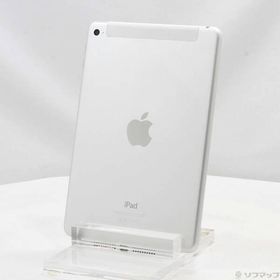 〔中古〕Apple(アップル) iPad mini 4 128GB シルバー MK772J／A docomoロック解除SIMフリー〔377-ud〕