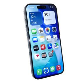 中古 Apple iPhone15 Pro 1TB ブルーチタニウム MTUU3J／A SIMフリー ネットワーク利用制限▲判定