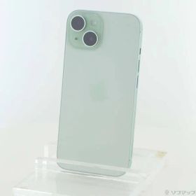 〔中古品〕 iPhone15 128GB グリーン MTMM3J／A SIMフリー【258】