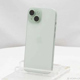 〔中古品〕 iPhone15 128GB グリーン MTMM3J／A SIMフリー【368】