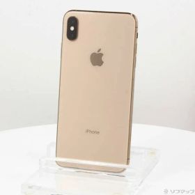 〔中古品〕 iPhoneXS Max 64GB ゴールド MT6T2J／A SIMフリー【377】
