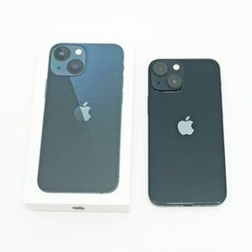 ◇【au/Apple】iPhone 13 mini 128GB SIMフリー MLJC3J/A スマートフォン ミッドナイト