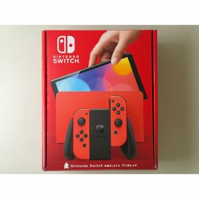 ニンテンドウ(任天堂)の[送料無料] Nintendo Switch 有機ELモデル マリオレッド(家庭用ゲーム機本体)