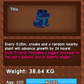 庭を成長させる ナイトメア変異 １５秒青カエル | ロブロックス(ROBLOX)のアカウントデータ、RMTの販売・買取一覧