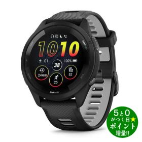 ガーミン スマートウォッチ GPS ランニング Forerunner 265 Music Black 010-02810-40 ブラック GARMIN【転送不可】