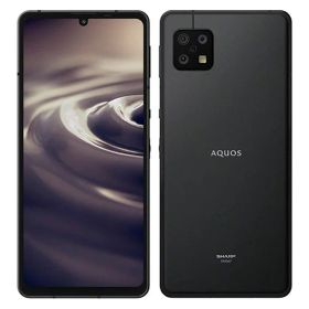 【中古】【安心保証】 AQUOS sense6s SHG07[64GB] au ブラック