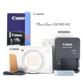 ■新品同様■ CANON PowerShot SX740 HS シルバー コンパクトデジタルカメラ キヤノン