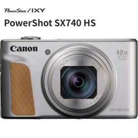 Canon コンパクトデジタルカメラ PowerShot SX740 HS シルバー 光学40倍ズーム/4K動画/Wi-Fi対応 PSSX740HSSL