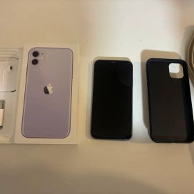 iPhone 11 128GB パープル 本体 箱・ケース付き SIMフリー