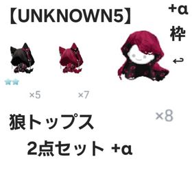 【UN5 狼 トップス 計：2点 +α セット】"星2 ノーマル 品"【即購入️💮】 | ピグパ(ピグパーティ)のアカウントデータ、RMTの販売・買取一覧