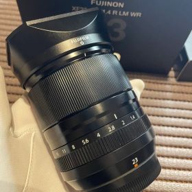 XF23mm F1.4R LM WR 純正角形フード付き 美品 X-T5等に