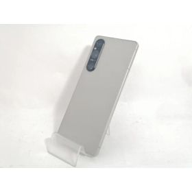 【中古】SONY au 【SIMフリー】 Xperia 1 V プラチナシルバー 12GB 256GB SOG10【新宿】保証期間1ヶ月【ランクC】